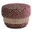 Pouf Le Piaf Leopardato Clovi Burgundy piaf-leopard-burgundy