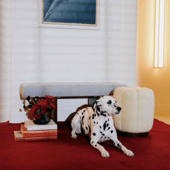 Pouf Le Claudel Tweed