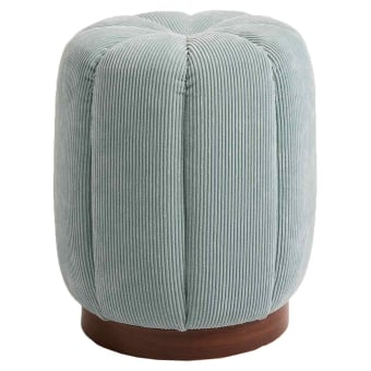 Pouf Le Claudel Velluto a coste