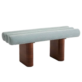 Le Pompidou Milleraies Velvet Bench