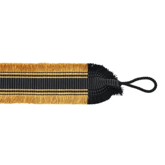 Ebony braid door frame