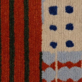 Halftones Knotted Rug