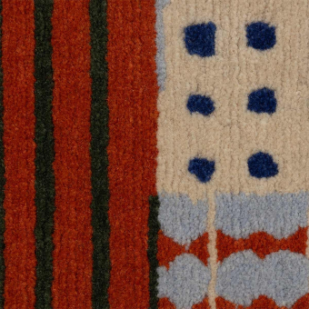 Tapis Halftones Knotted