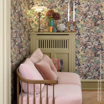 Carta da parati Champs Fleuris