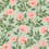 Hampton Roses Wallpaper Cole and Son Rose/Leaf Green /118/7014