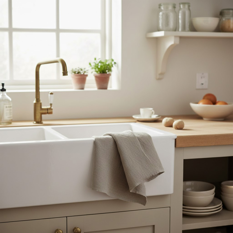 Plain Doudou Tea Towel Charvet Editions