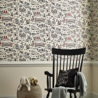 Wonderland adhesive wallpaper