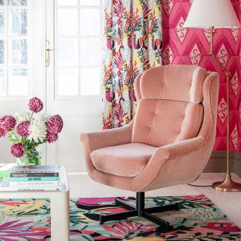 Fauteuil John Swivel Muted Clay