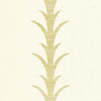 Acanthus Stripe Sisal Wallpaper