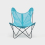 Fauteuil AA Butterfly Bayline Aand Turquoise Butterfly Batyline-Turquoise