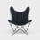 Fauteuil AA Butterfly Coton Aand Noir Butterfly Coton-Noir1