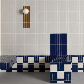 Kimono Millerighe porcelain stoneware