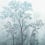 Papier peint panoramique Misty Morning tree Duro Blue 321381