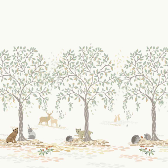 Carta da parati panoramica Forest Friends