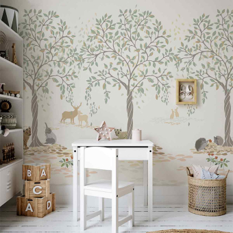 Papier peint panoramique Forest Friends