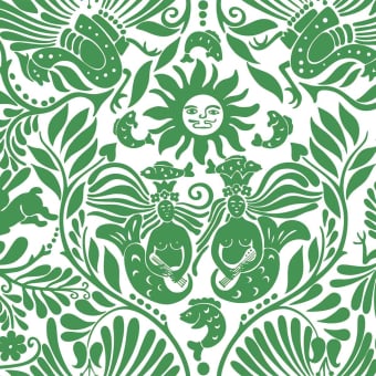 Mermaid Panoramic Wallpaper