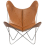 AA Butterfly Cuir Armchair Aand Cognac Butterfly Cuir-Cognac ajouré1