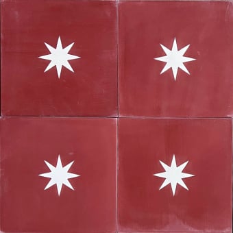 Piastrella in cemento Scallop