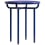 Archetype Pedestal table Aand Bleu roi Archetype-Guéridon-Bleu