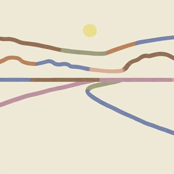 Carta da parati panoramica Horizon