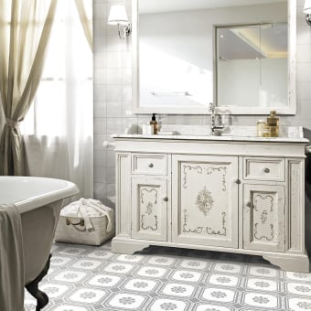 Ottagono Decoro ED Porcelain Stoneware