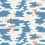 Ko&Iuml; Nobori Wallpaper Little Cabari Bleu cendré PP-09-50-KOI-BCE
