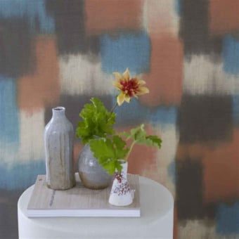 Shaded Squares Panoramic Wallpaper