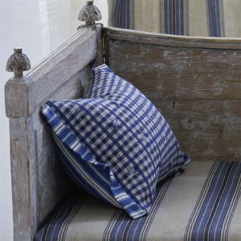 Vichy Canvas Cushion