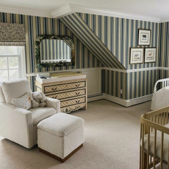 Tented Stripe Wallpaper