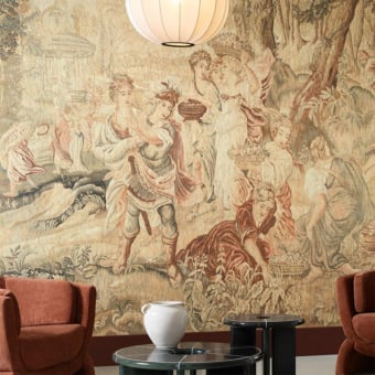 Panoramic wallpaper: Flower Harvest