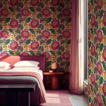 Chinese Damask Wallpaper