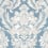 Papier peint Venetian Damask Coordonn&eacute; Sapphire D00107