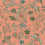 Carta da parati Antwerp Damask Coordonn&eacute; Peach D00146