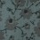 Tapete Metal Velvet Flower and Lin Flamant Bottle Green 18009