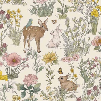 Carta da parati Wonderland - Tiny Treasures