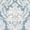 Venetian Damask Fabric Coordonn&eacute; Aqua TVENEME-AQUA