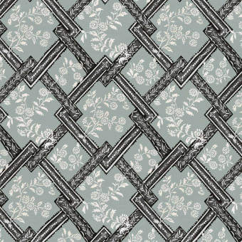 Tapete Ermitage mit Blumenmuster