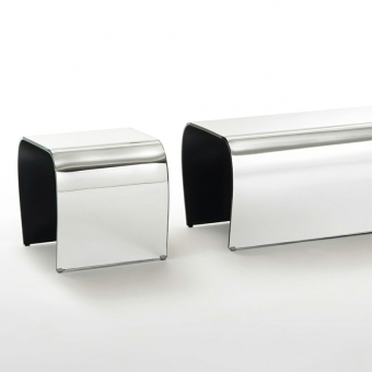 Seduta Bent Glass Stool