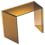 Table d'appoint Bisel Glas Italia Ocre BIS02-ocre