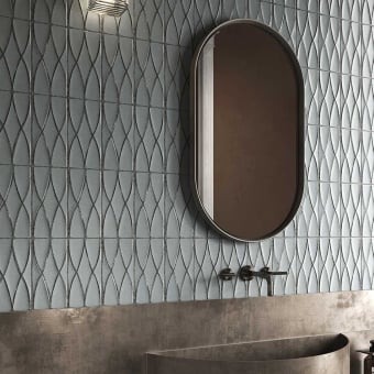 Woven porcelain stoneware