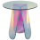 Table d'appoint Shimmer Glas Italia Irisé SHI01