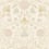 Papier peint Hippolyte Casamance Ivoire/doré 70450508
