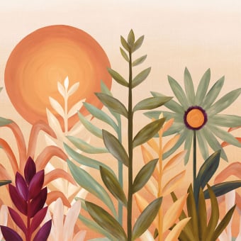 Panoramic wallpaper: Cactus Garden