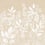 Papier peint panoramique Camelia Casamance Sable/ivoire 74832650