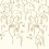 Arezzo Panoramic Wallpaper Casamance Ivoire/kaki 70910406