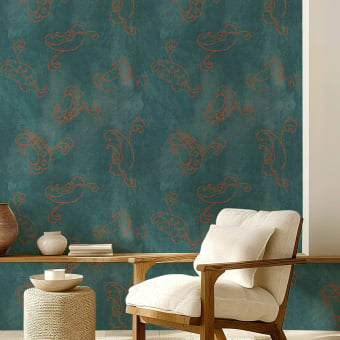 Papier peint Amarante