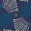 Carta da parati Ronde Maison Martin Morel Blue MMM-801-BLU
