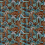 Tissu Ania Harlequin Burgandy/Spice/Turquoise HFUF134782
