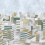 Skyline Panoramic Wallpaper Tres Tintas Barcelona Spring M5401-4