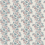 Tissu Bibury Nina Campbell Indigo / Rouge NCF4604-01